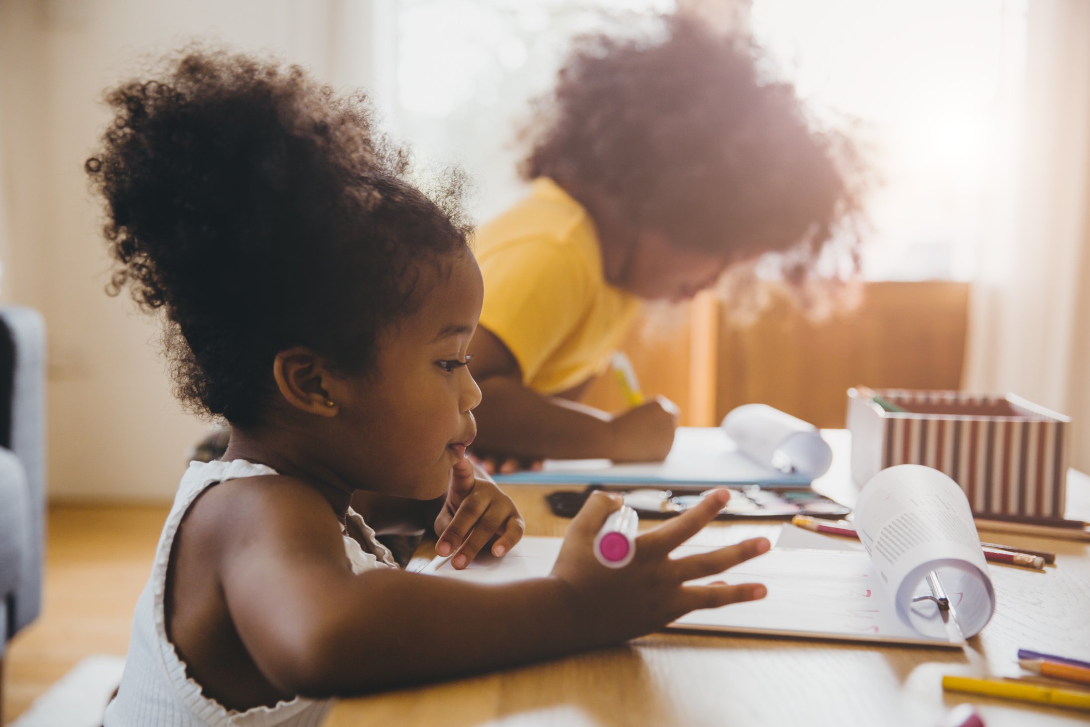 Kids Learning at Home